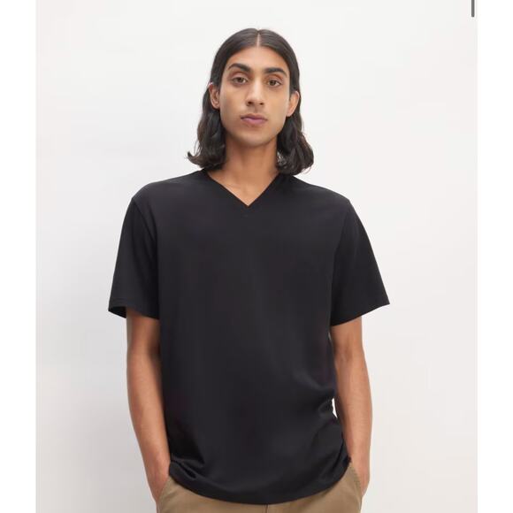 Everlane The Essential Organic V-Neck Tee - Picture 1 of 5